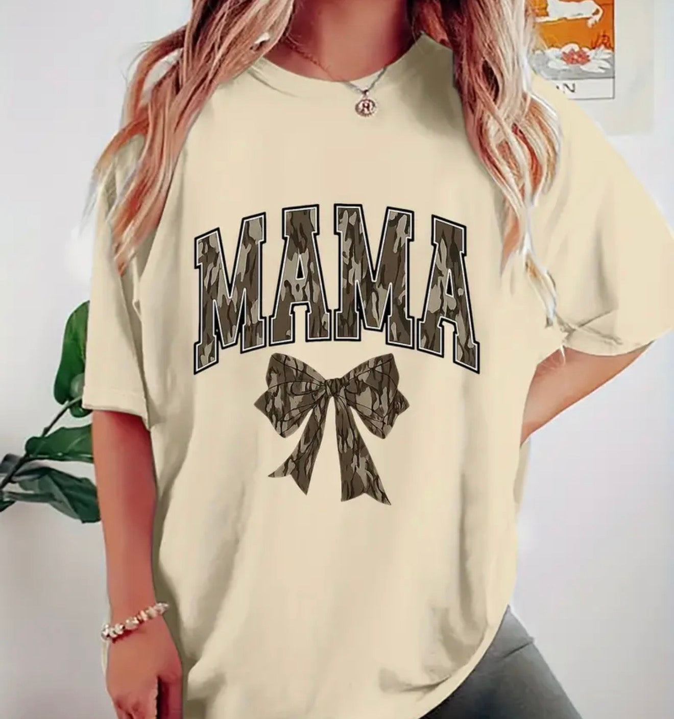 Wild Mama Camo Graphic Tee