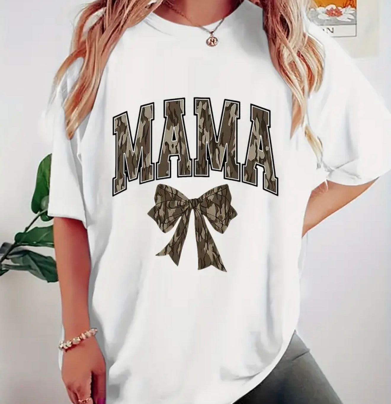 Wild Mama Camo Graphic Tee