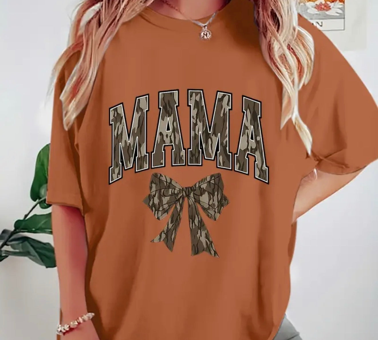 Wild Mama Camo Graphic Tee