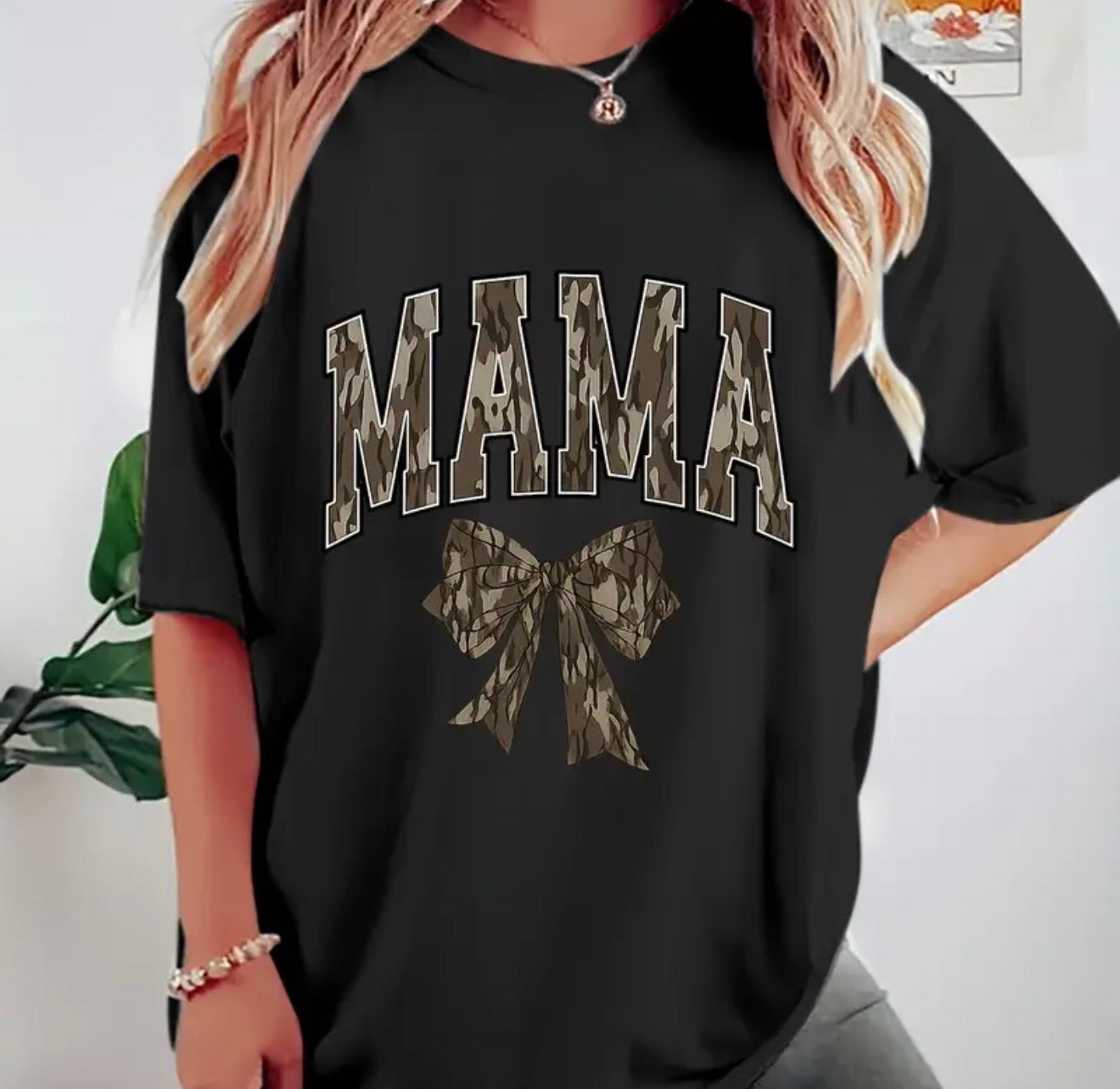 Wild Mama Camo Graphic Tee